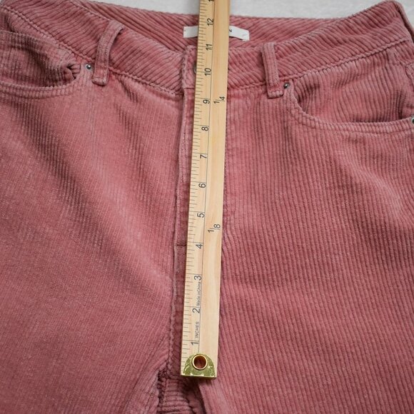 Pacsun Corduroy Jeans Pants Sz 27 High Waist Cotton Preppy Boho Retro 70s - Picture 14 of 16